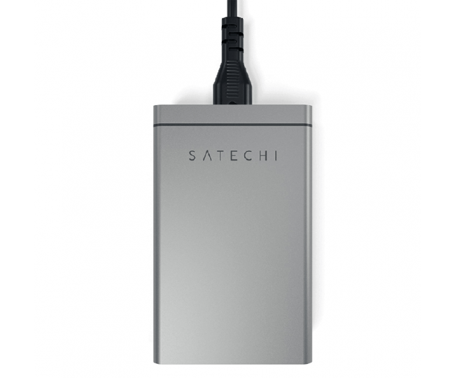  Сетевое з/у Satechi USB-C 40W Travel Charger Space Gray 
